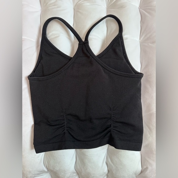 Women’s Sports Bra / Cropped Tank, Black, size small - Picture 5 of 5